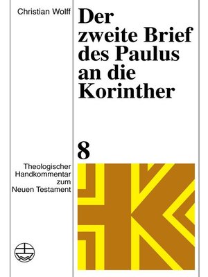 cover image of Der zweite Brief des Paulus an die Korinther